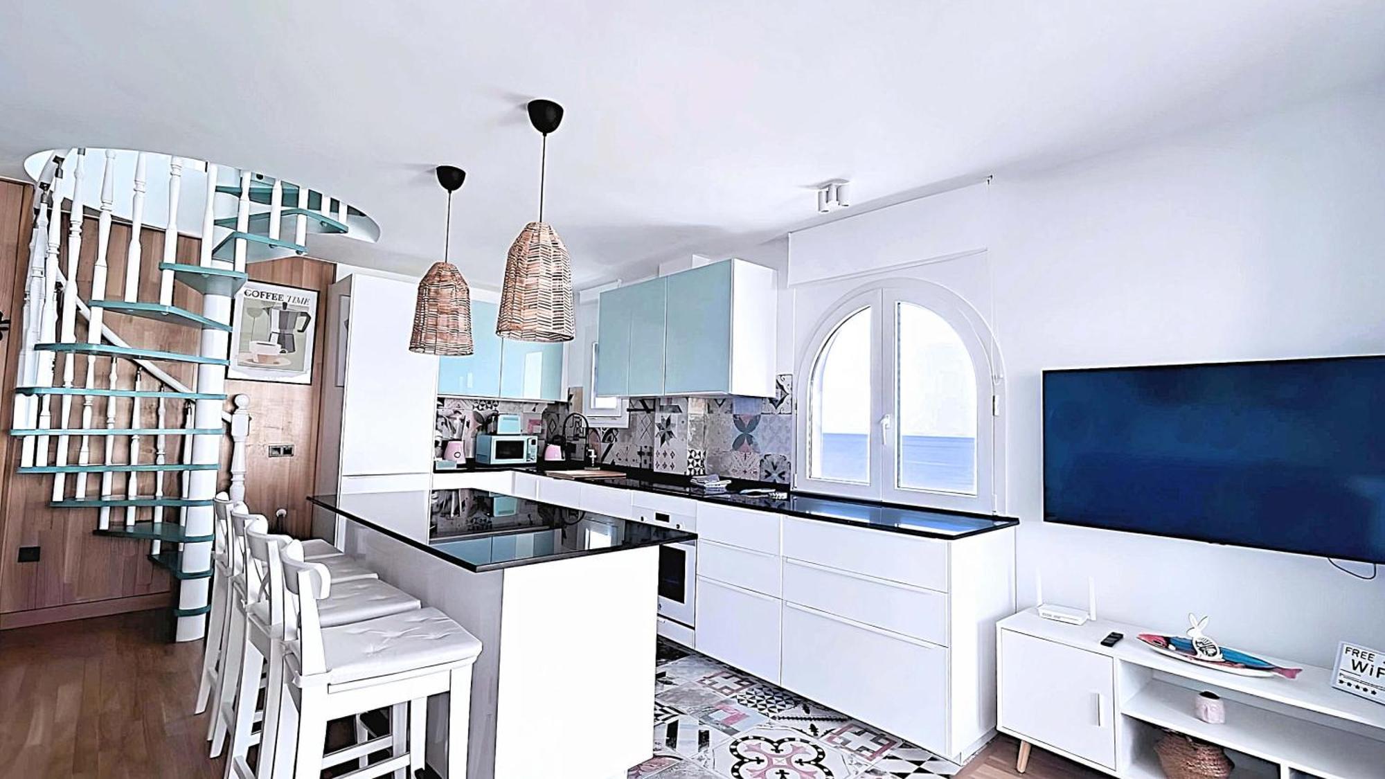 Atico De Albaida Duplex Frente Al Mar Lägenhet Morche Exteriör bild